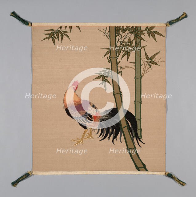 Fukusa (Gift Cover), Japan, late Edo period (1789-1868)/ Meiji period (1868-1912), 19th century. Creator: Unknown.