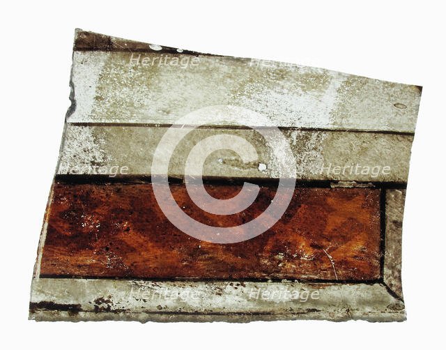 Glass Fragment, European, 17th century. Creator: Unknown.