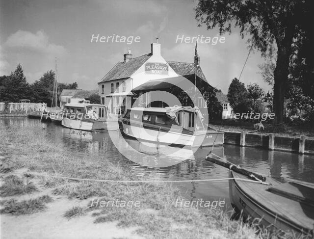 The Pleasure Boat Inn, Norfolk Broads, c1955. Creator: Arthur Charles Kirby Ware.