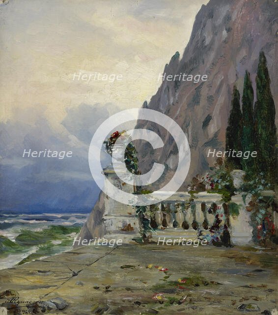 Landscape in Crimea, 1896. Creator: Arkhip Ivanovich Kuindzhi.