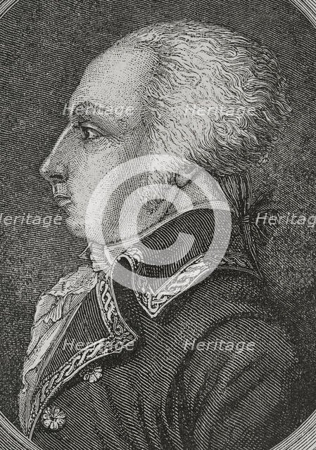 François Kellermann (François Christophe de Kellermann) (1735-1820), French military, 1876.  Creator: Pannemaker.