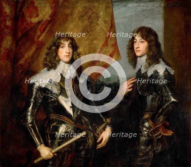 Charles I Louis (1617-1680), Elector Palatine, and his Brother, Prince Rupert of the Rhine (1619-168