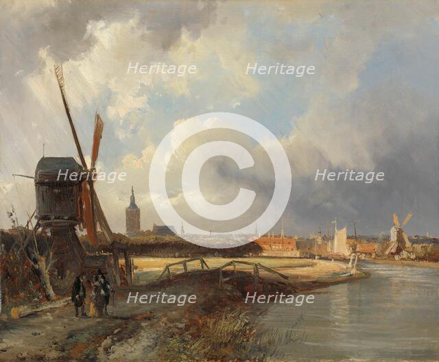 View of The Hague, c.1850-c.1852. Creator: Cornelis Springer.