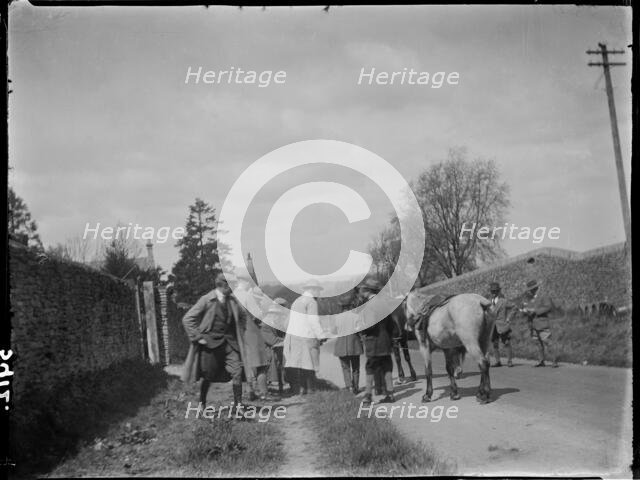 Stow-on-the-Wold, Cotswold, Gloucestershire, 1928. Creator: Katherine Jean Macfee.