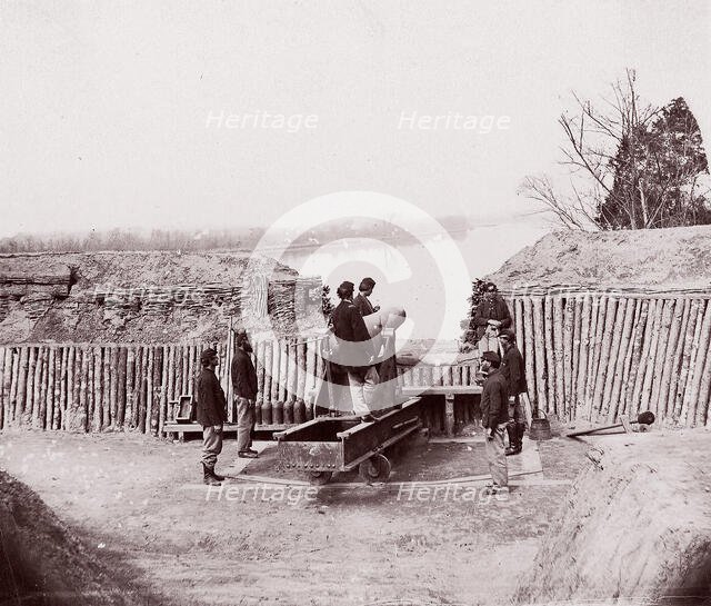 Cox's Landing, James River, 1864. Creator: Andrew Joseph Russell.