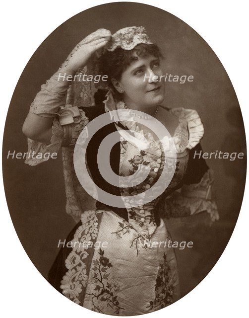 Ada Cavendish, British actress, 1882. Artist: Unknown