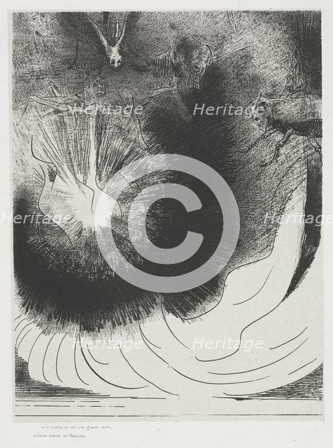 The Apocalypse of Saint John: And There Fell a Great Star from Heaven, Burning..., 1899. Creator: Odilon Redon (French, 1840-1916); Blanchard; Ambroise Vollard (French, 1867-1939).
