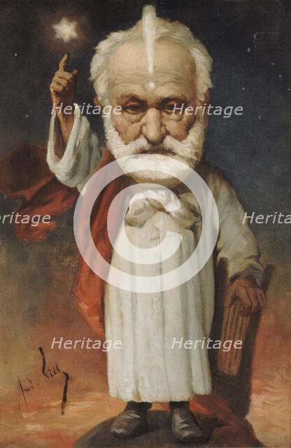 Victor Hugo. Creator: Andre Gill.
