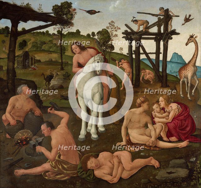 Allegory of Civilization, c1490. Creator: Piero di Cosimo (ca 1462-ca 1521).
