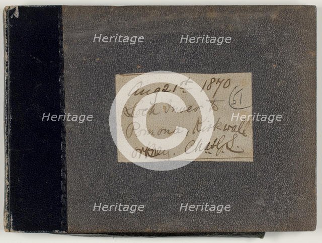 Loch Inver to Kirkwall, 1870. Creator: Charles George Lewis.