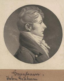 John Graham, 1808. Creator: Charles Balthazar Julien Févret de Saint-Mémin.