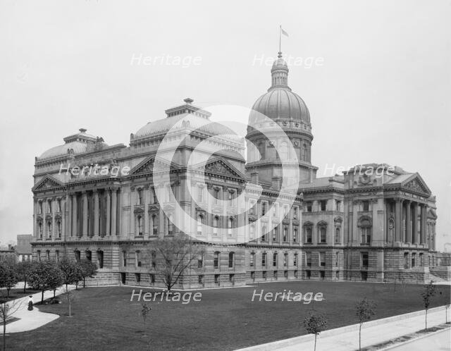 State House, Indianapolis, Ind., between 1900 and 1906. Creator: Unknown.