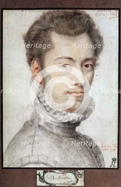 'Portrait of Etienne Dumoustier', c1570. Artist: Pierre Dumonstier I