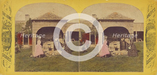 The Old Oaken Bucket., about 1870-1880. Creator: Unknown.