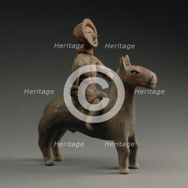 Equestrian figurine, 475-221 BC. Creator: Chinese Master.