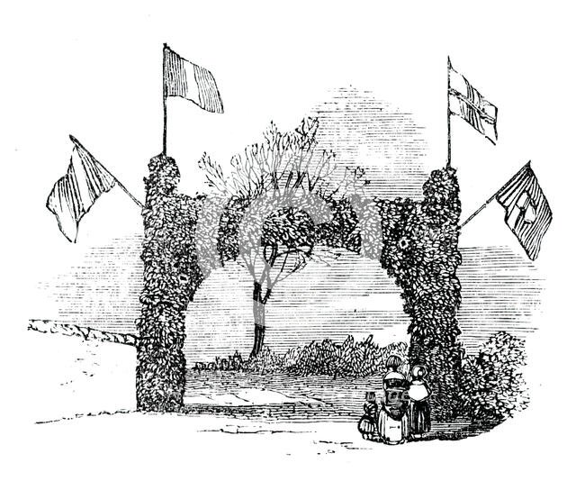 Arch at Easton, 1844. Creator: Unknown.
