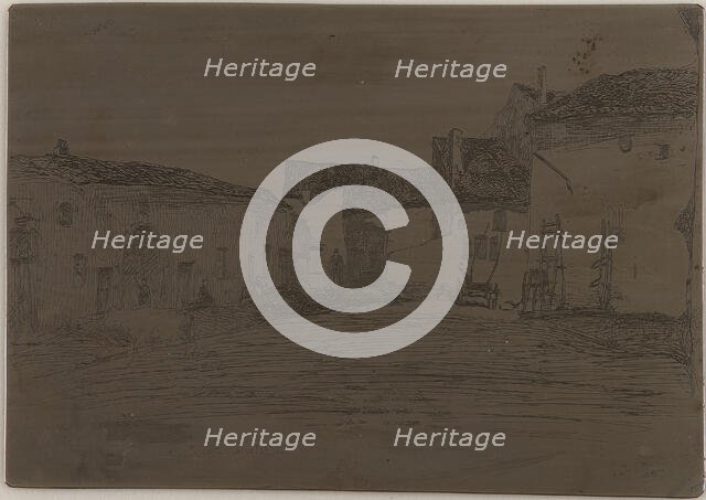 Liverdun. One of the Twelve Etchings from Nature, 1858. Creator: James Abbott McNeill Whistler.