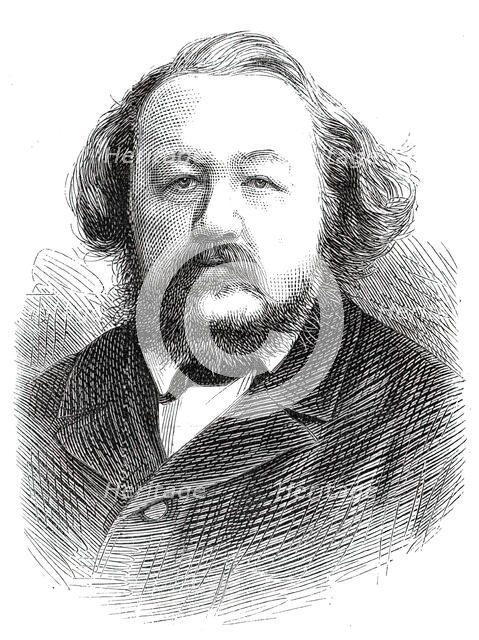 The late F. Freiligrath, 1876. Creator: Unknown.