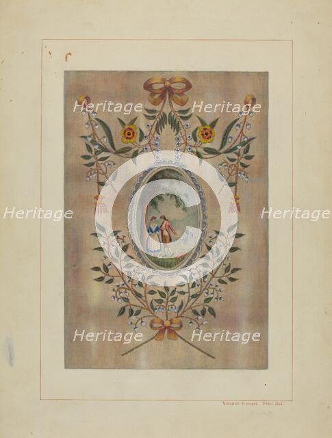 Firescreen, c. 1938. Creator: Vincent P. Rosel.