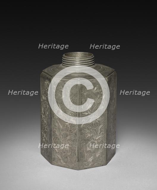 Cannister, 1715. Creator: Johann Melchoir Warner (German).