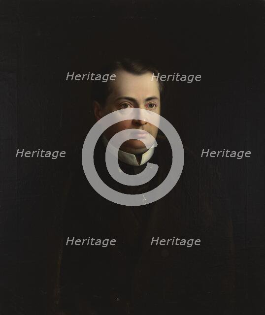 Portrait of Adam Kirkor, 1860. Creator: Wincenty Slendzinski.