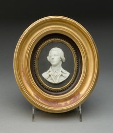 Plaque: Portrait of William Pitt, Burslem, c. 1805. Creator: Wedgwood.