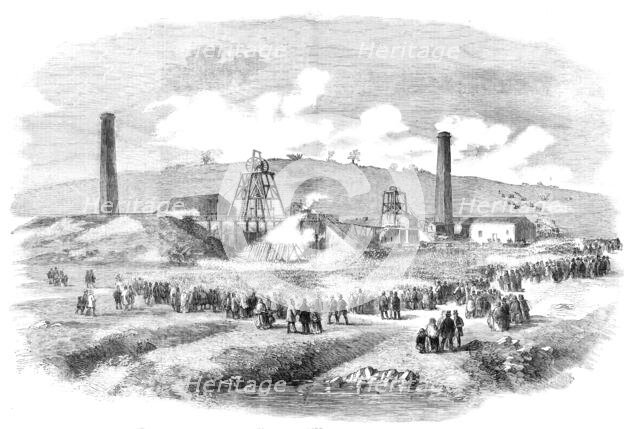 Lundhill Colliery, Barnsley, the Scene of the Recent Explosion, 1857. Creator: Unknown.