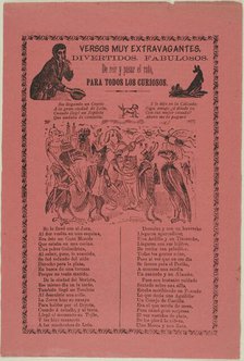 Very Extravagant Verses, 1903. Creator: José Guadalupe Posada.