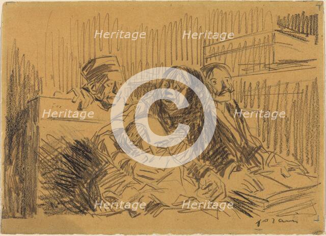 Defenseur et Accuse, c. 1908. Creator: Jean Louis Forain.