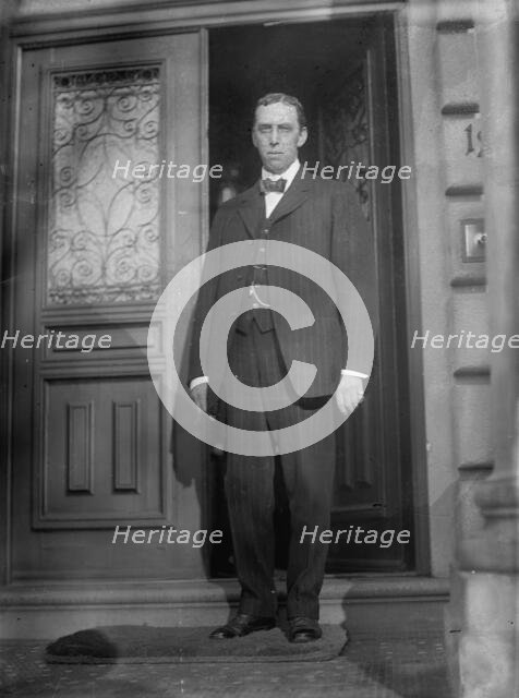 Walter Lowrie Fisher, Secretary of The Interior, Snap, 1911.  Creator: Harris & Ewing.