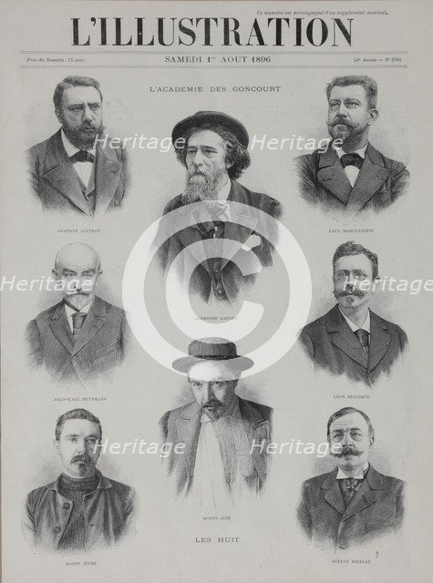 The Goncourt Academy, 1896.