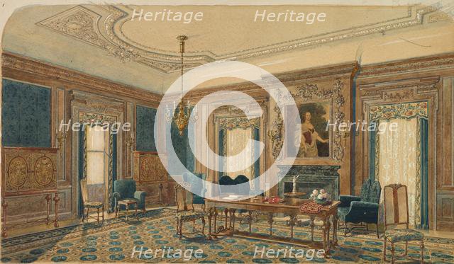 Sketch of Interior Design. Creator: August Frederick Biehle (American, 1854-1918).