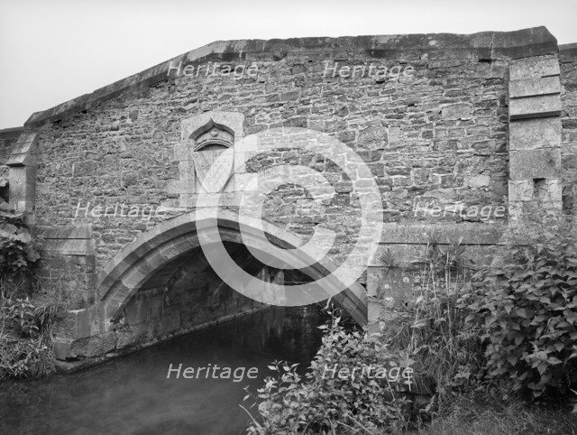 Bridge over Birdforth Beck, Church Lane, Sessay, North Yorkshire, 1969. Artist: Gordon Barnes.