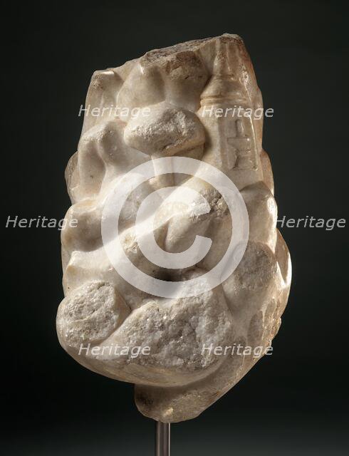 Hand of Hanuman Carrying the Mountain of Medicinal Herbs, 18th-19th century. Creator: Unknown.