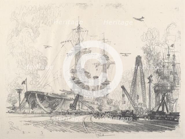 Ready to Start, 1917. Creator: Joseph Pennell.