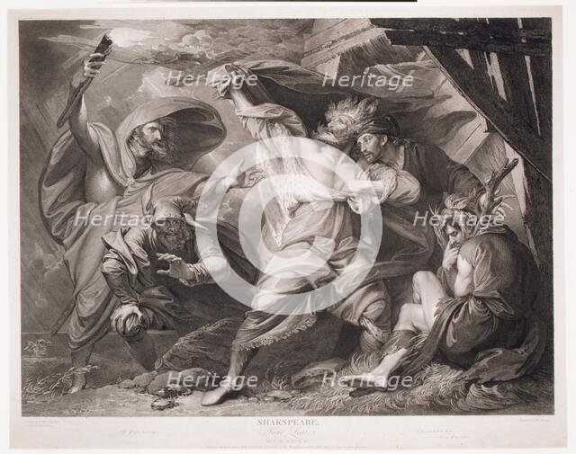 Off, off, you lendings-Come unbutton here (Shakespeare, King Lear, Act 3, Scene 4), 1793. Creator: William Sharp.