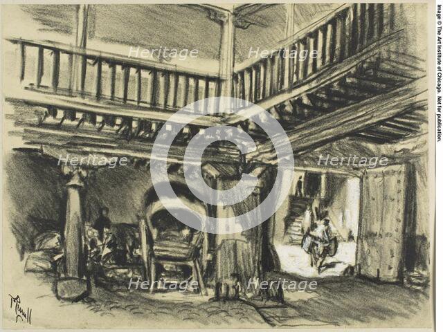 The Inn of Cervantés, Toledo, c. 1903. Creator: Joseph J Pennell.