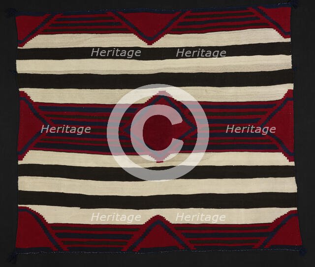Chief Blanket (Third Phase), Southwest, c. 1860/65. Creator: Unknown.