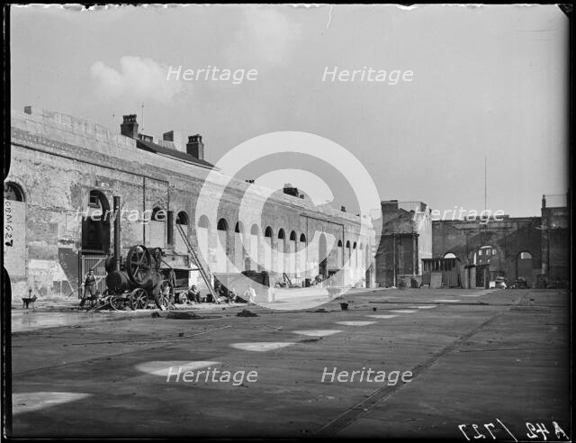Market Hall, Worcester Street, Bull Ring, Birmingham, 1941. Creator: George Bernard Mason.