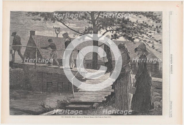 The Morning Bell (Harper's Weekly, Vol. XVII), December 13, 1873. Creator: Unknown.