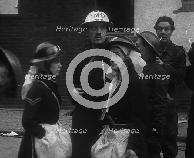 Civil Defence Corps Members, 1940. Creator: British Pathe Ltd.