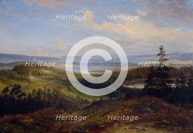 View of the Oslofjord, 1839. Creator: Thomas Fearnley.