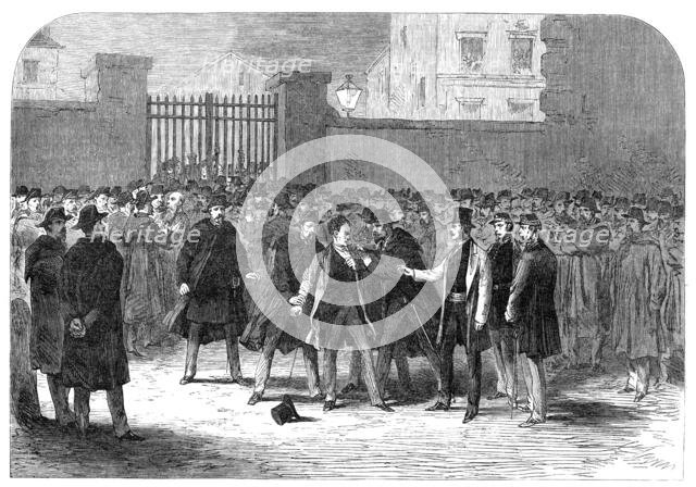 The Disturbances in Paris: arrest of M. Rochefort, 1870. Creator: Unknown.