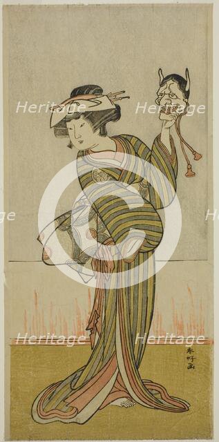 The Actor Yamashita Kinsaku II in an Unidentified Role, c. 1776. Creator: Katsukawa Shunko.