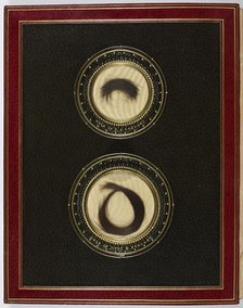 Locks of Percy Shelley's and Mary Shelley's hair, 19th century. Creator: Unknown.