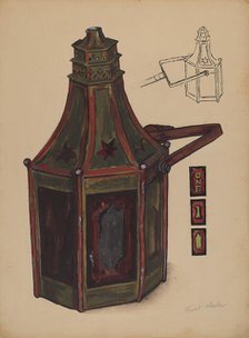 Lantern, c. 1936. Creator: Richard Whitaker.