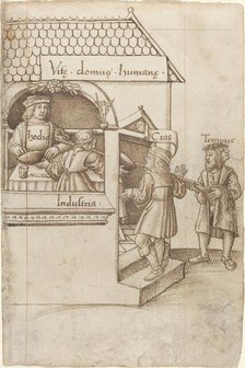 Do Not Sit on the Grain Measure [fol. 12 recto], c. 1512/1515. Creator: Unknown.