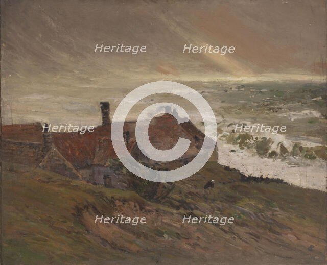 After a shipwreck, c1905. Creator: Edmond de Palezieux.