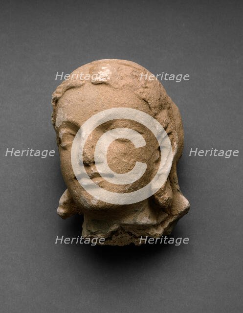 Head of a Female Adorant, 4th/5th century. Creator: Unknown.