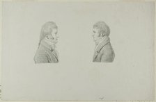 Portraits of King Louis Philippe & Antoine Philippe d'Orleans, duc de Montpensier, 1805. Creator: Antoine Philippe d'Orléans.
